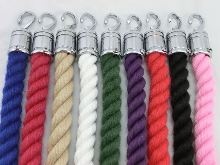 Luxury twist rope rental for stanchion posts.